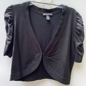 INC  - Short sleeve Shrug Sweater / Hook clasp